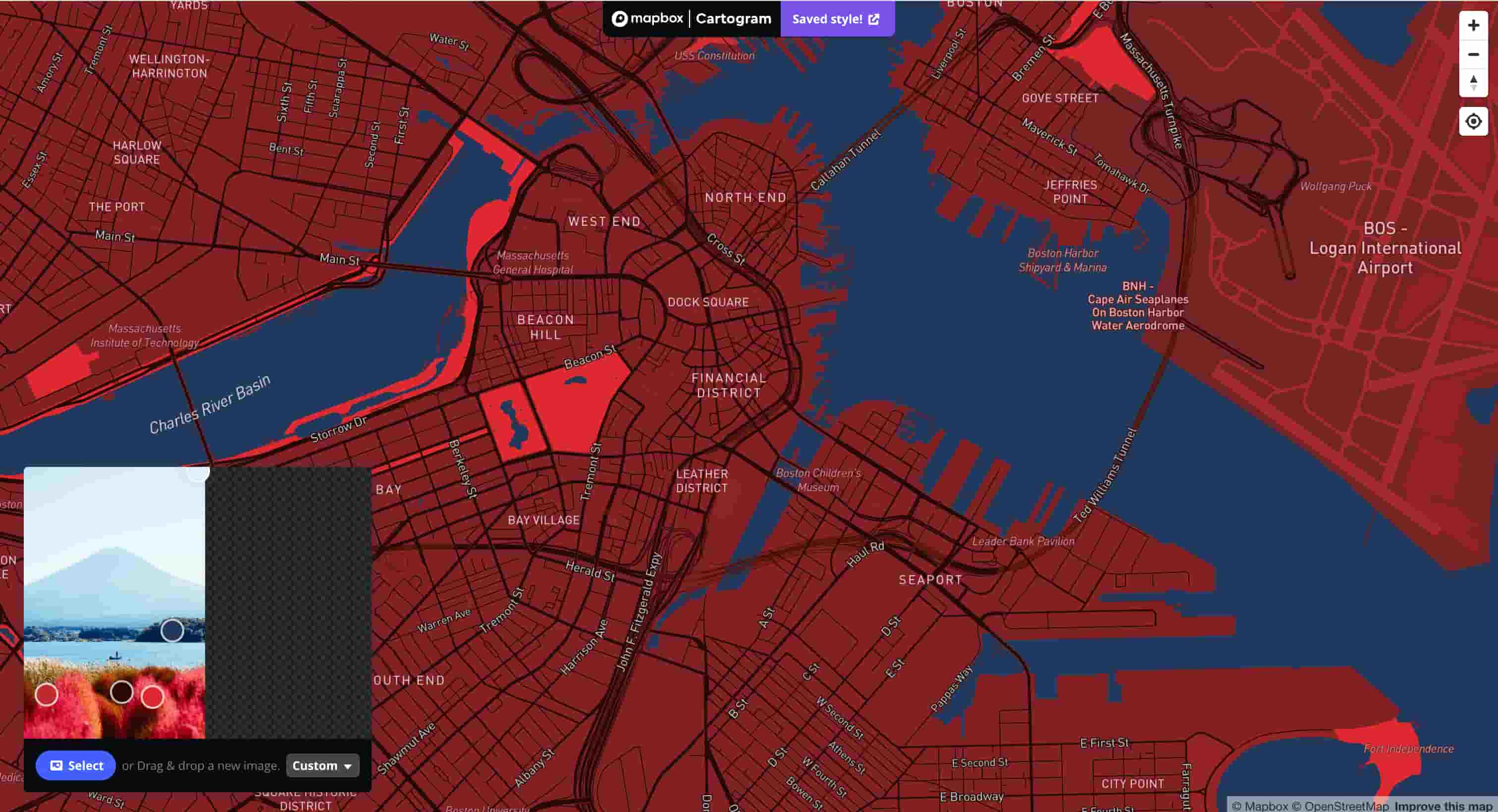 Mapbox exploration 10 using cartogram